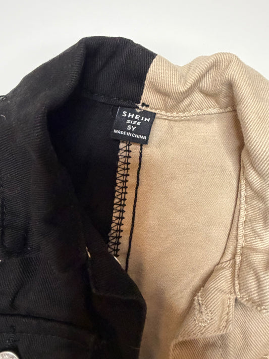 SHEIN Black & Khaki Jacket - 5