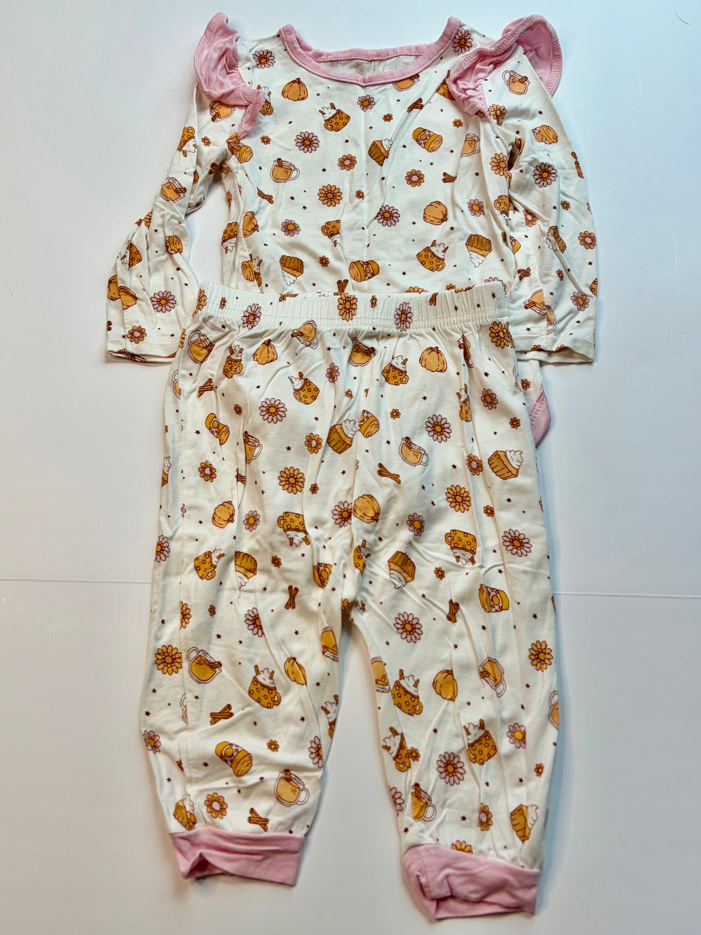 Milkberry Pumpkin Spice Outfit - 6-9m