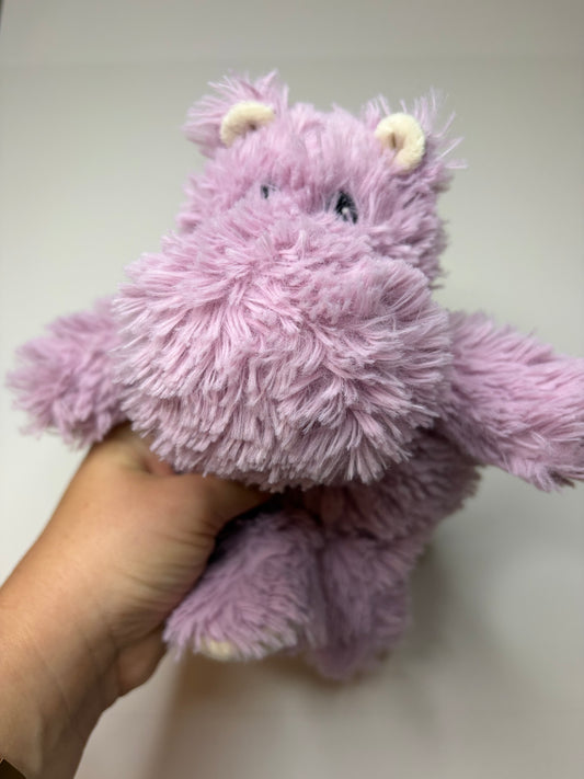 Small Purple Hippo Warmies