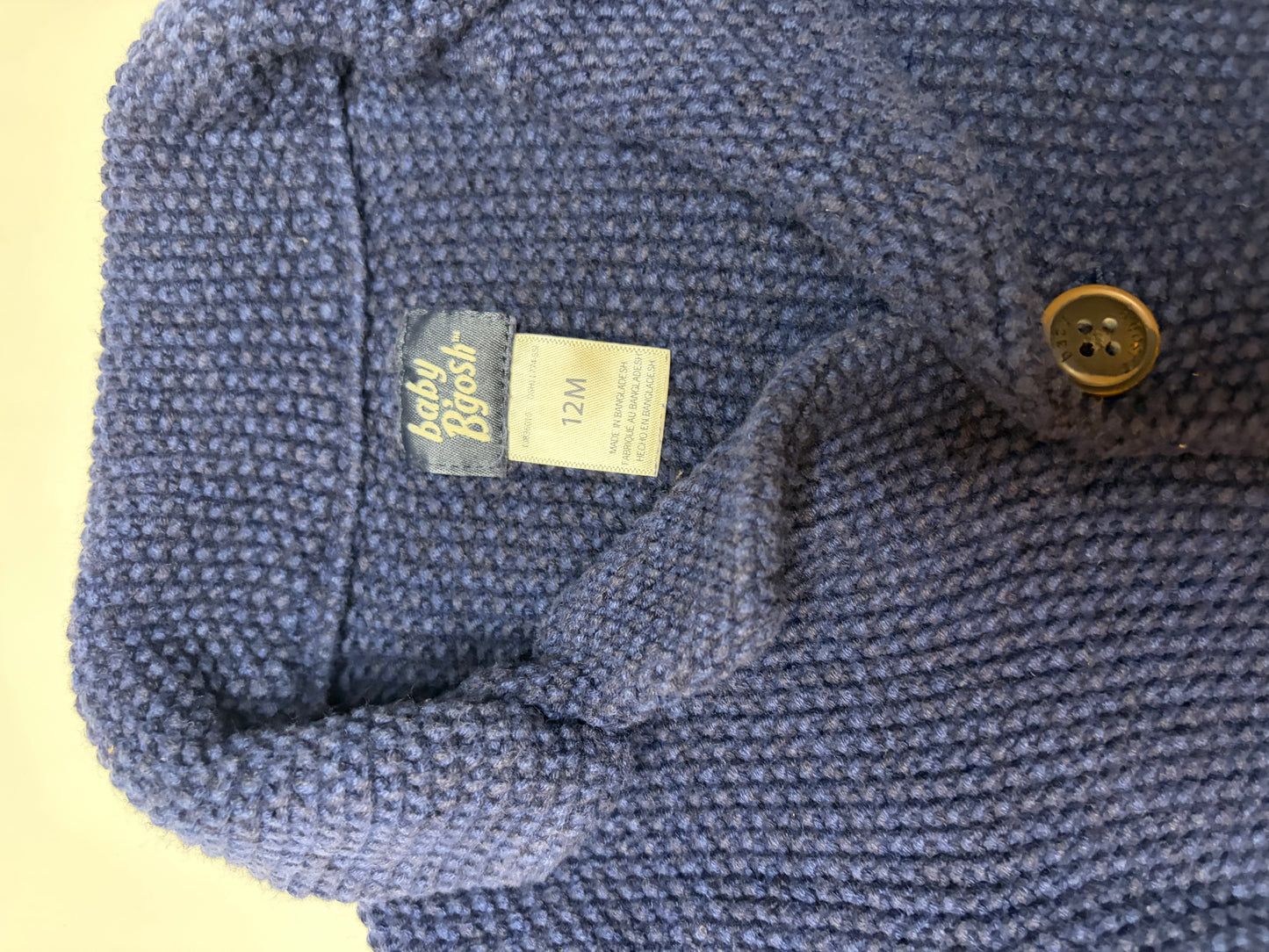 Baby Bgosh Blue Sweater - 12m