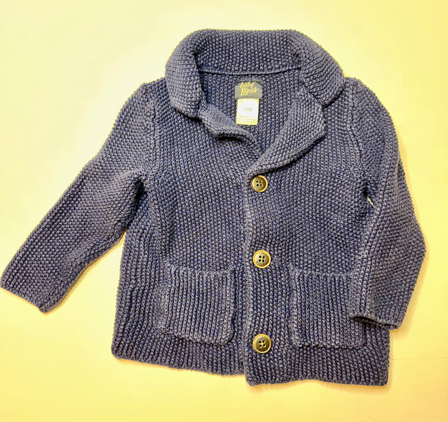 Baby Bgosh Blue Sweater - 12m