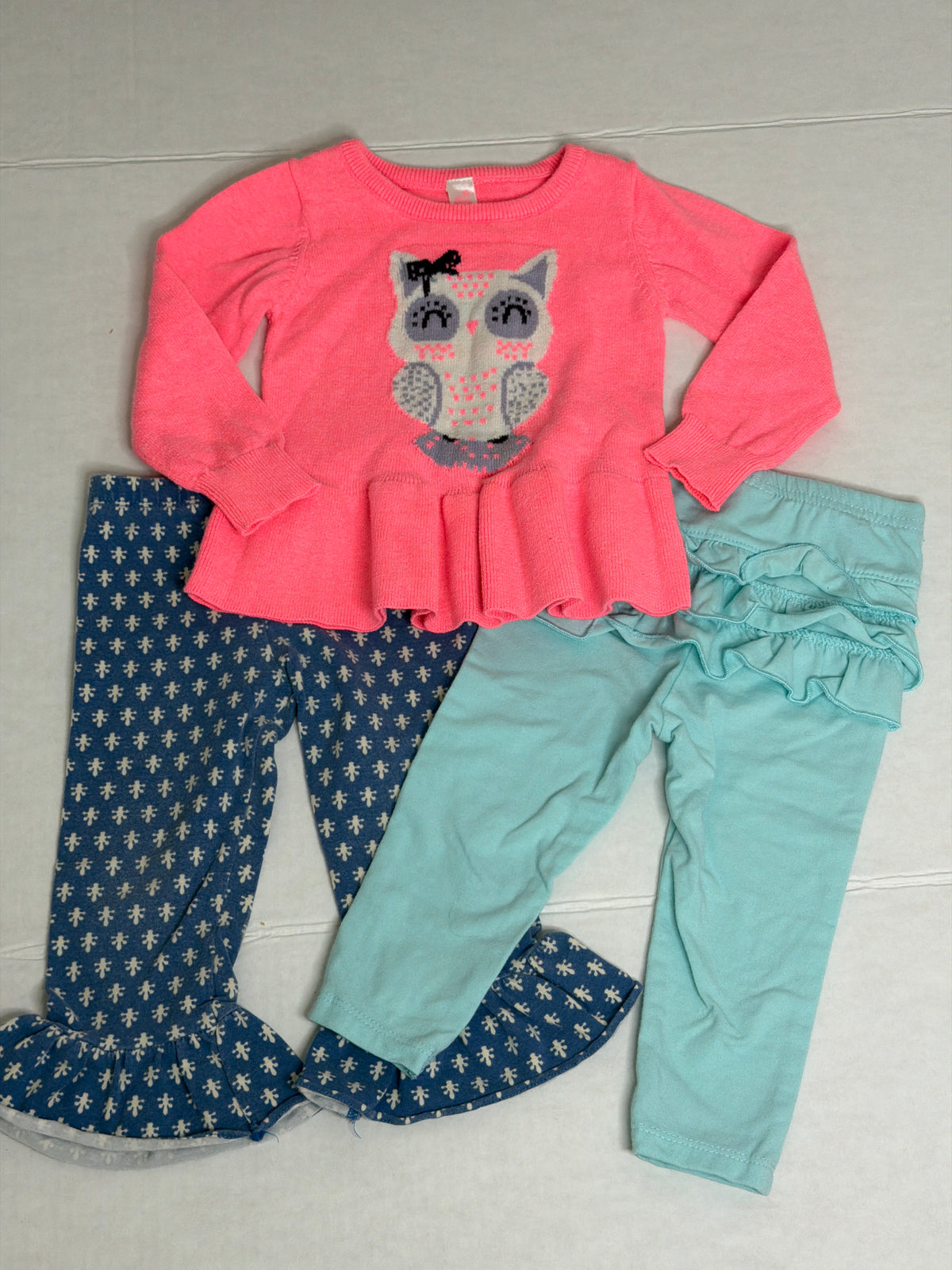 Owl Outfit Set - 12m