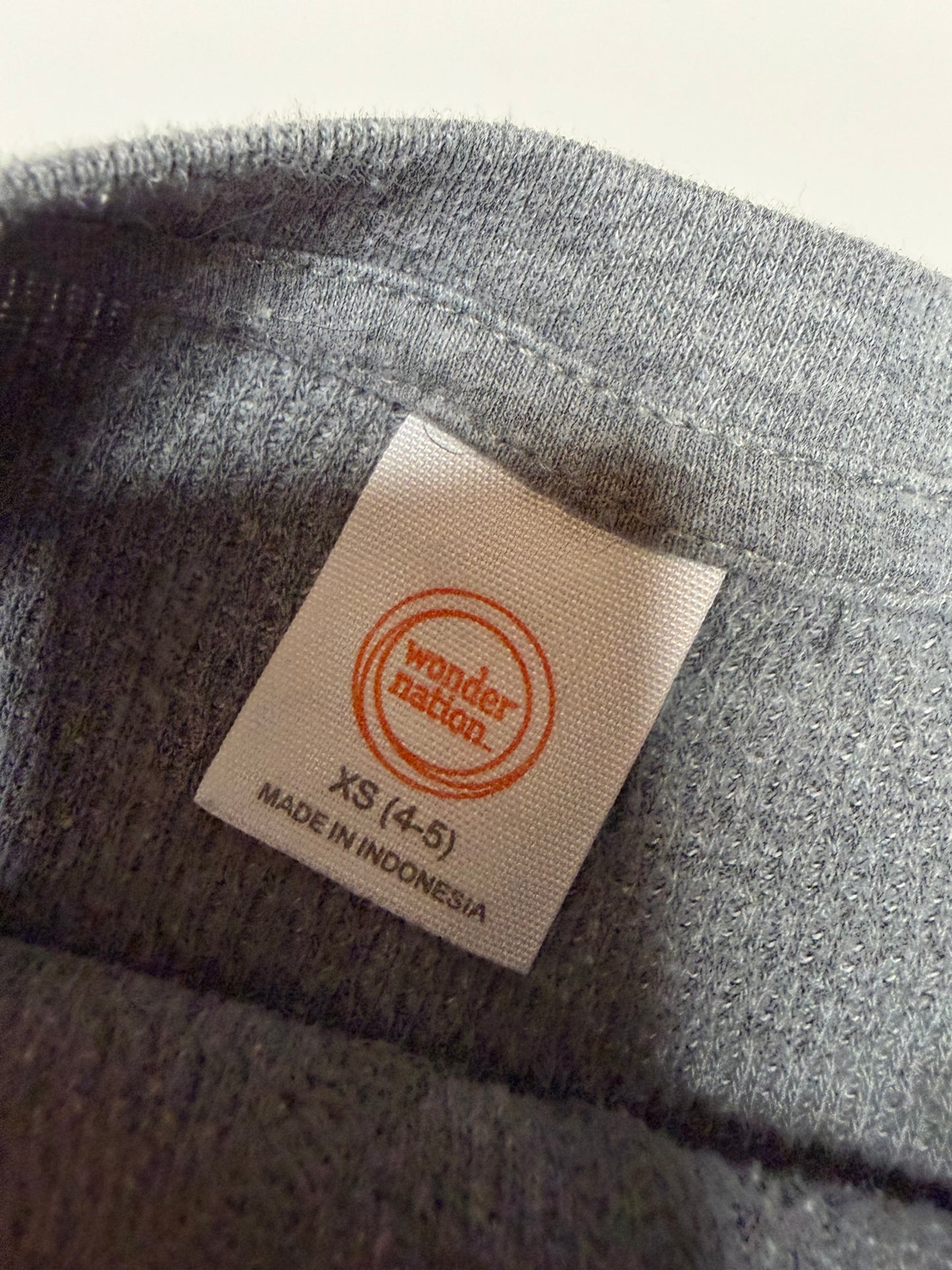 Jumping Bean green Henley LS 4/5 & Wonder Nation grey waffle knit LS 4/5