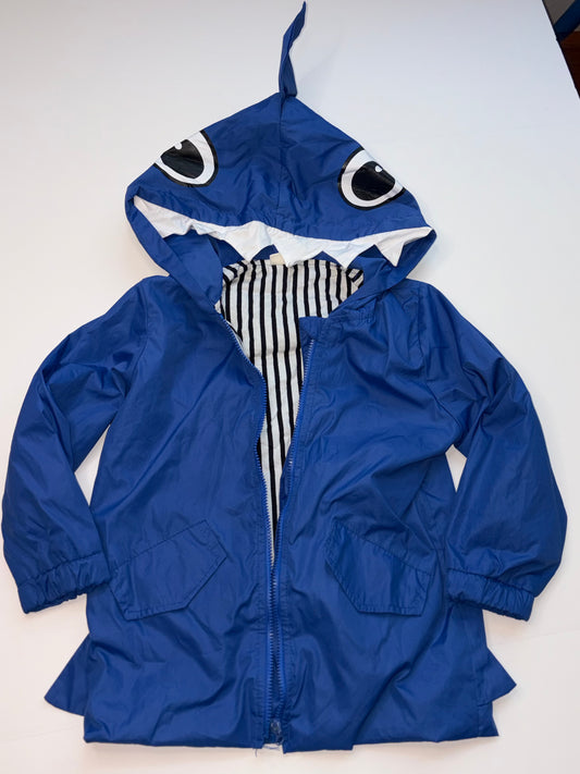 Blue Shark Rain Jacket - 2/3t