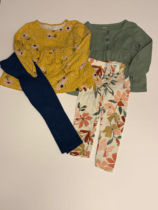 Set of 2 Carter's Tunic Outfits