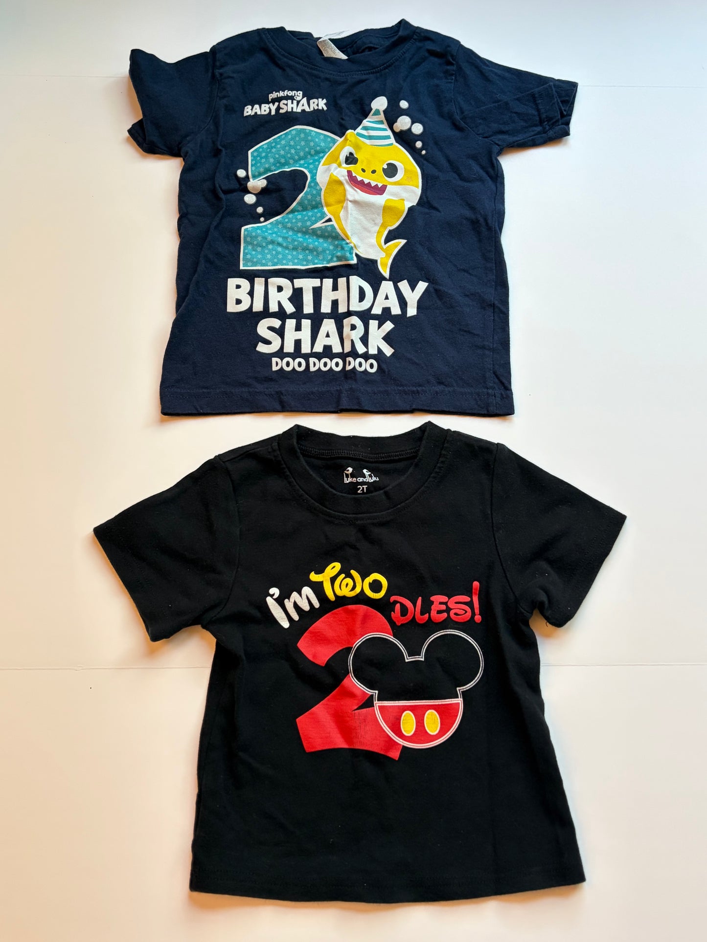 Set of 2 Birthday Tshirts