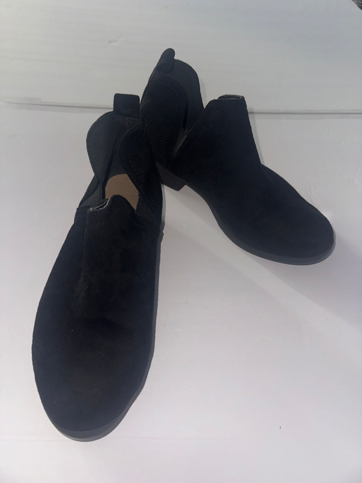 Pierre Dumas Kids Black Suede Booties 3