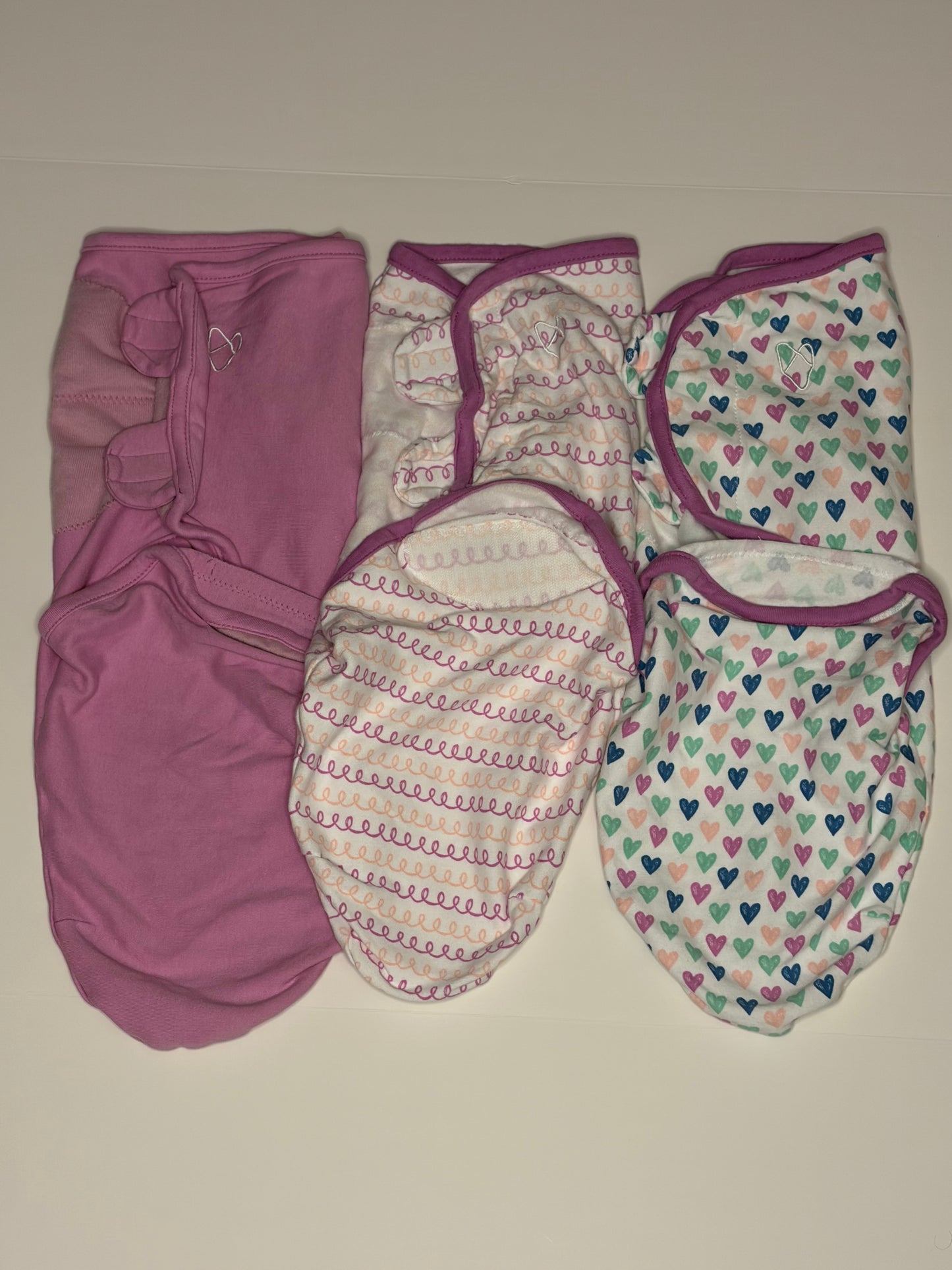 Bundle of 3 SwaddleMe Velcro Swaddles - S/M