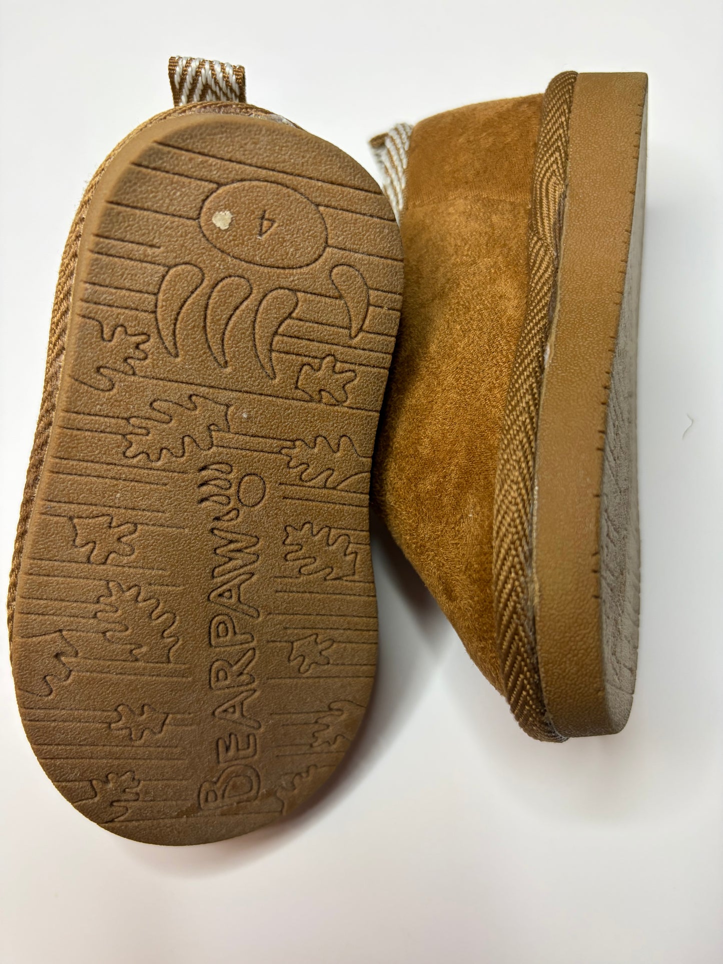 BearPaw slip ons Infant Tan 4