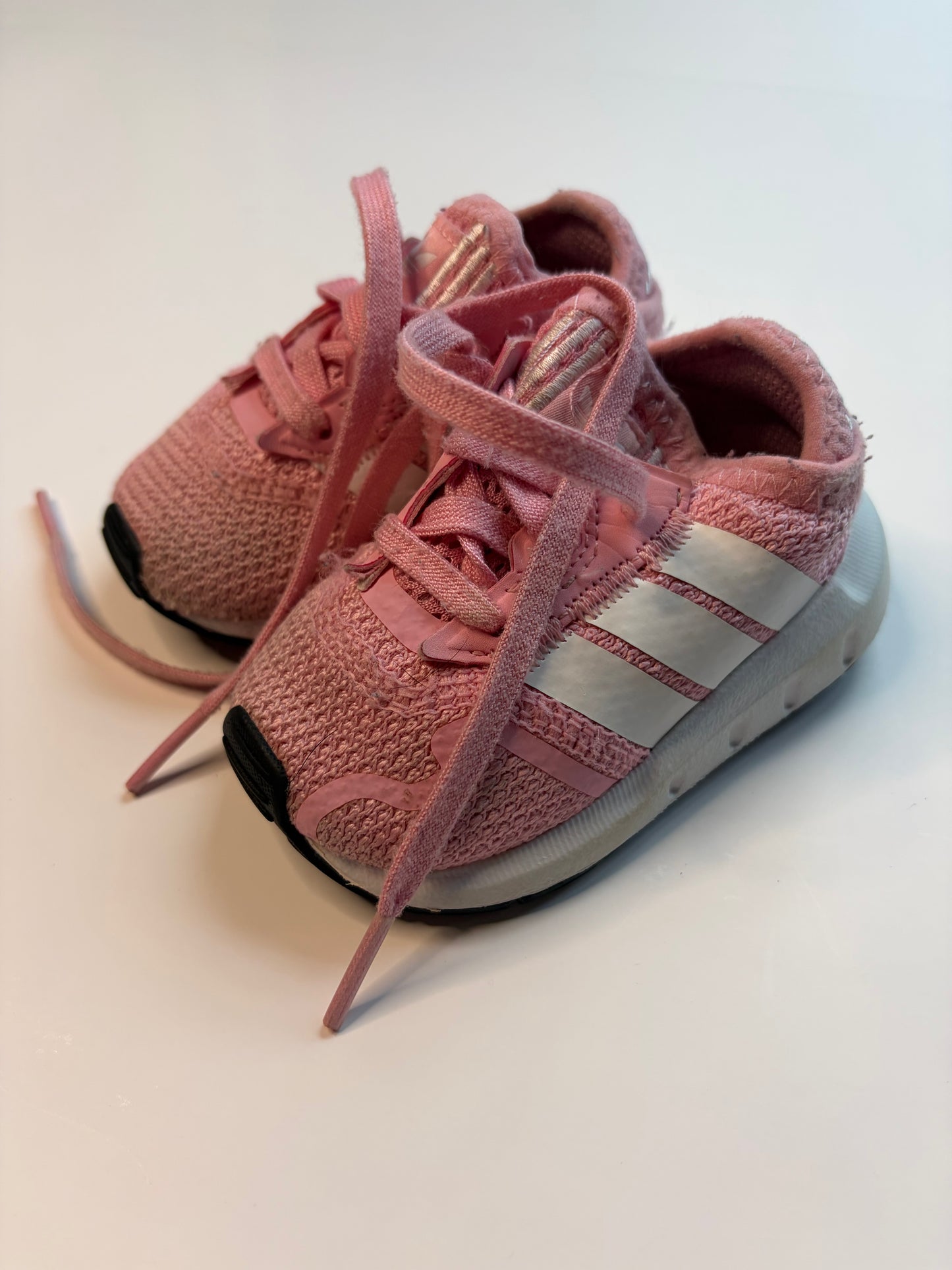 Infant Pink Adidas Tennis Shoes - 4