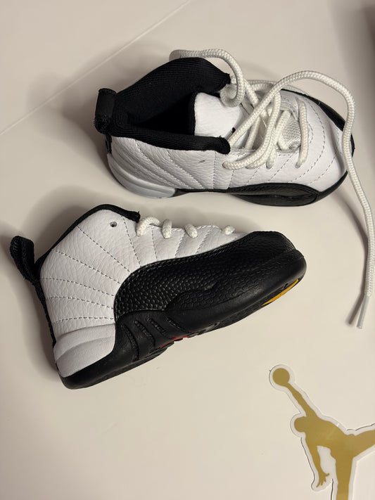 Infant Hightop White & Black Nikes - 4