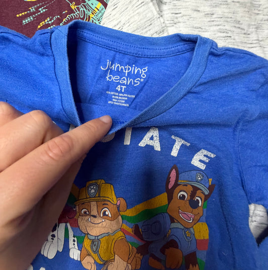 (3)Jumping Beans LS tees 4T