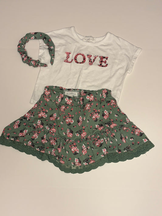 btween "Love" Outfit - 4t