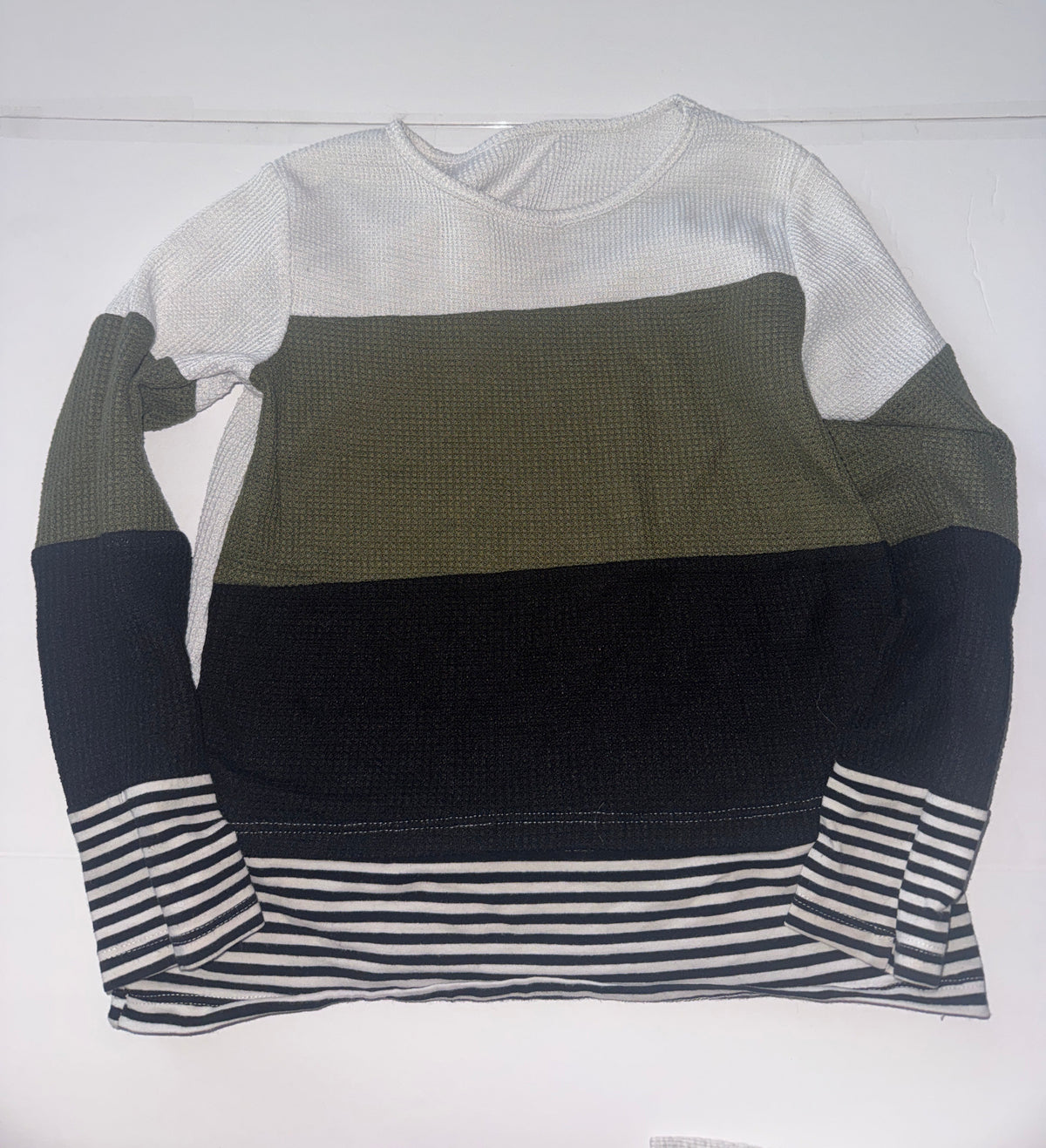 No Brand LS Color Block Shirt YL