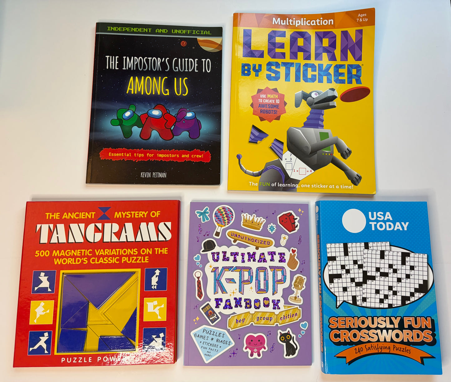 Set of 5 Activity Books