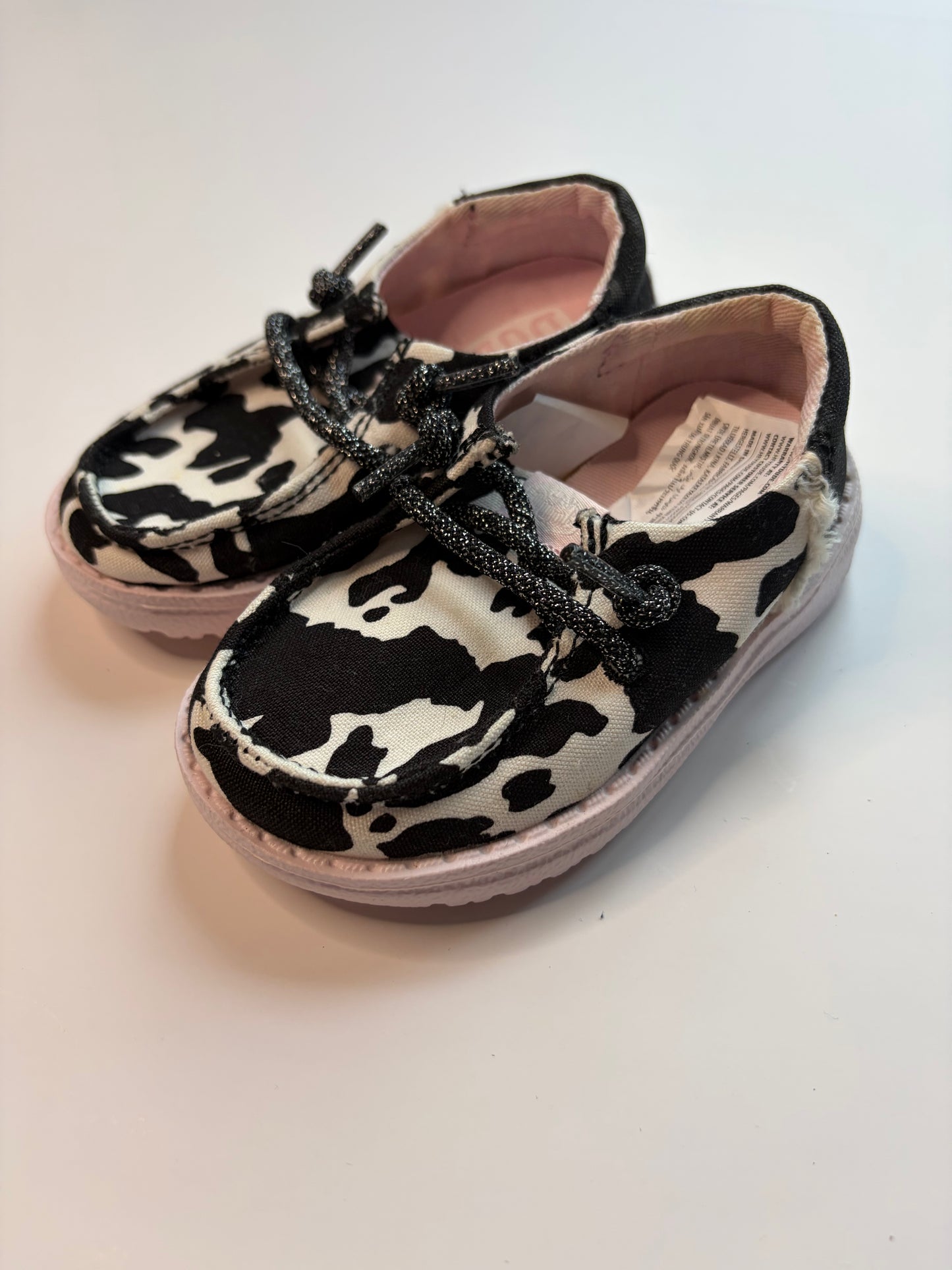 Infant Cow Print Hey Dudes - 5