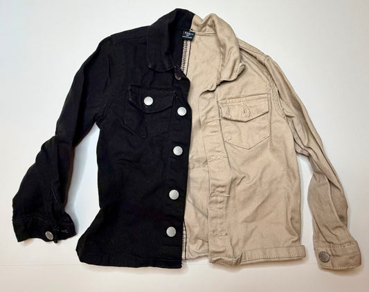 SHEIN Black & Khaki Jacket - 5