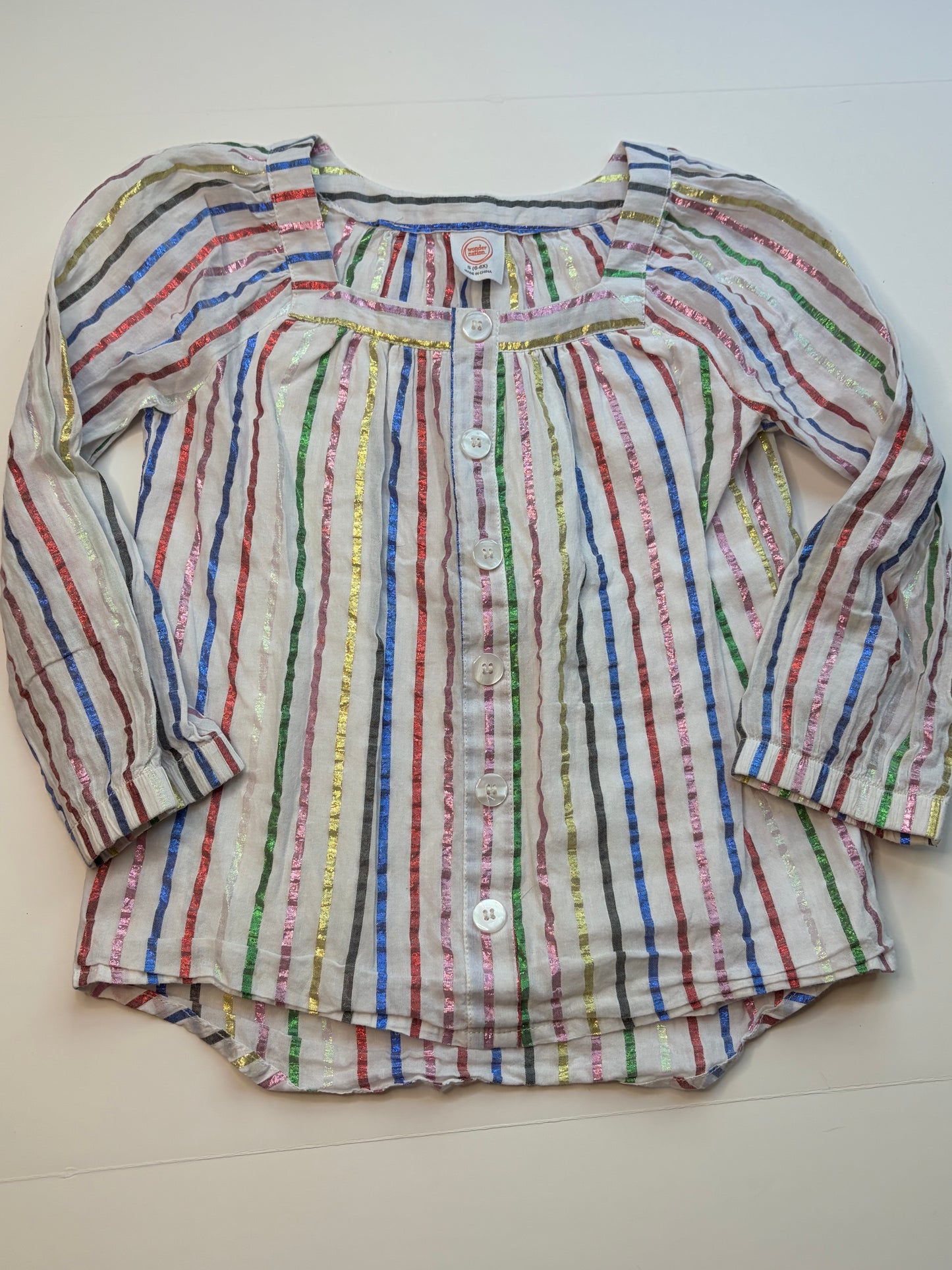 WonderNation Striped Top - 6