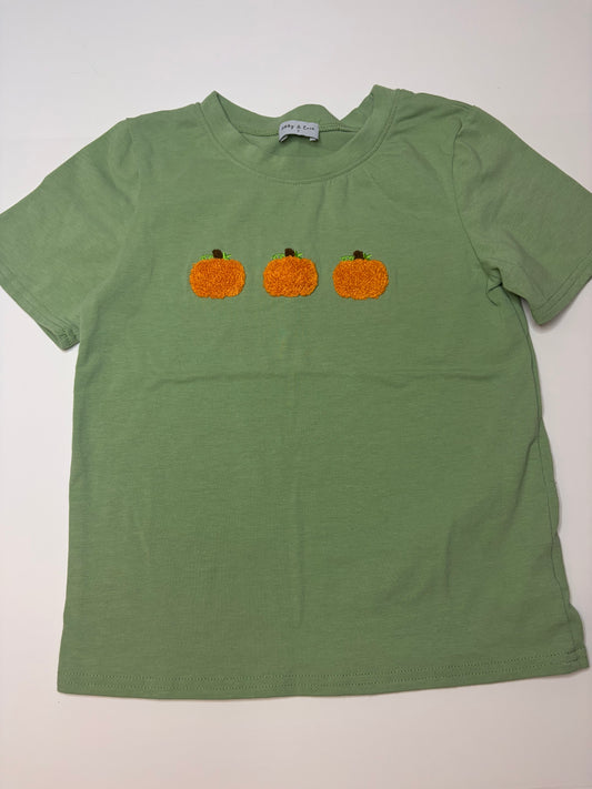 Abby & Evie Pumpkin Stitched Shirt - 7