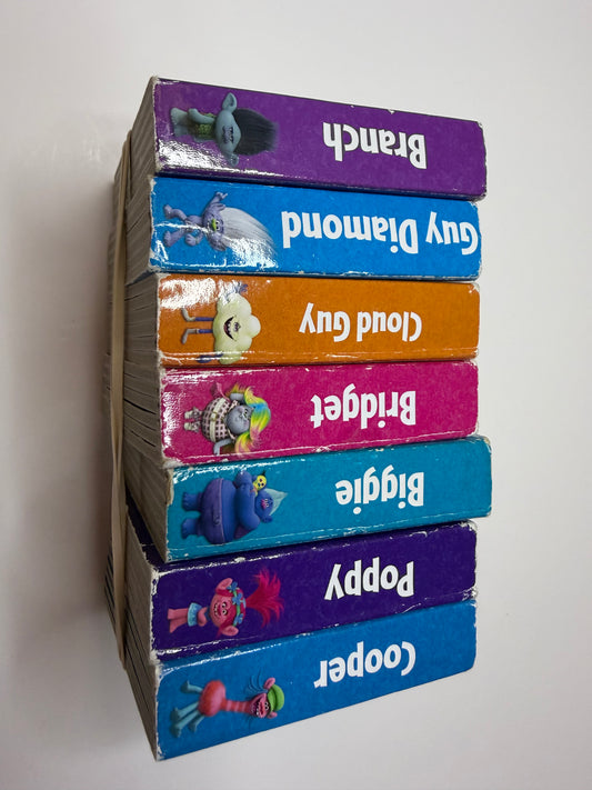 7 mini trolls board books