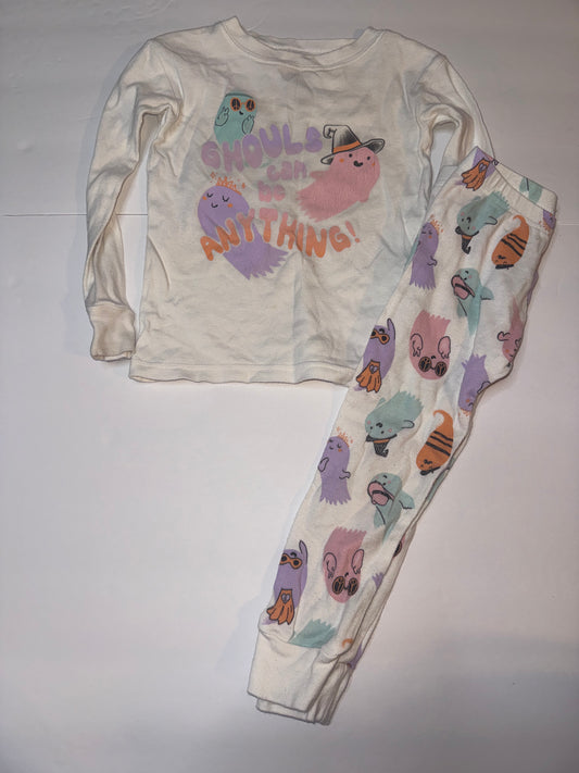 Carters Ghouls Can Be Anything Pajamas 2T
