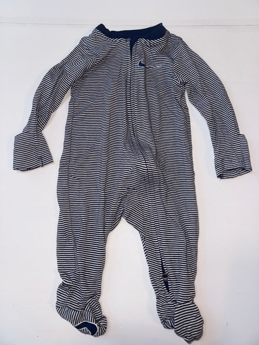 Nike Navy and White Striped Sleeper Bamboo 3M