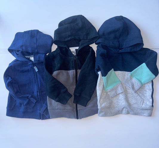 Carters Bundle of Jacket and Sweatshirts 12M