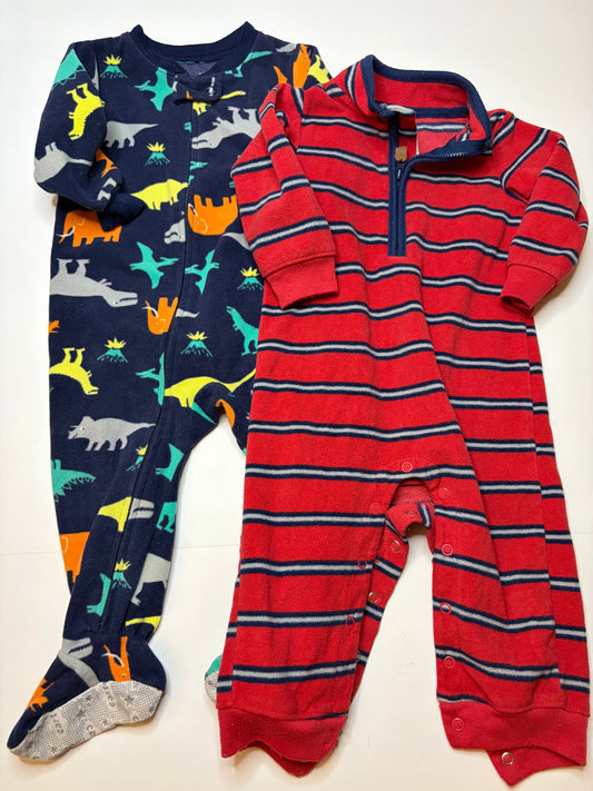 Carter's Fleece PJs - 12m
