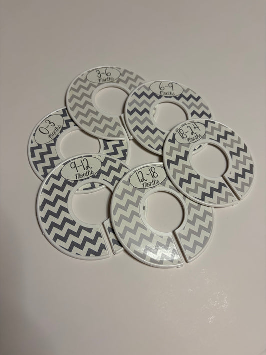 Chevron Closet Dividers