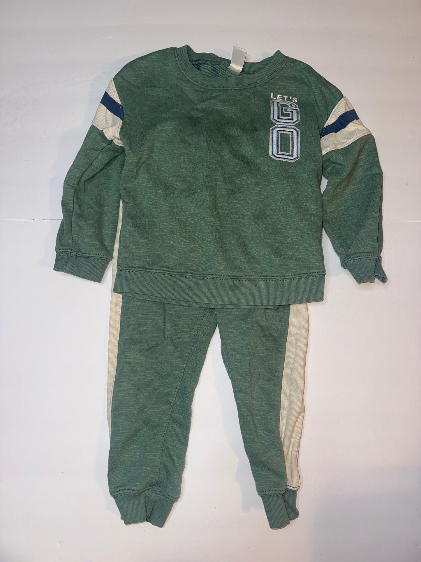 Carters Green Let’s Go Sweatsuit 4T