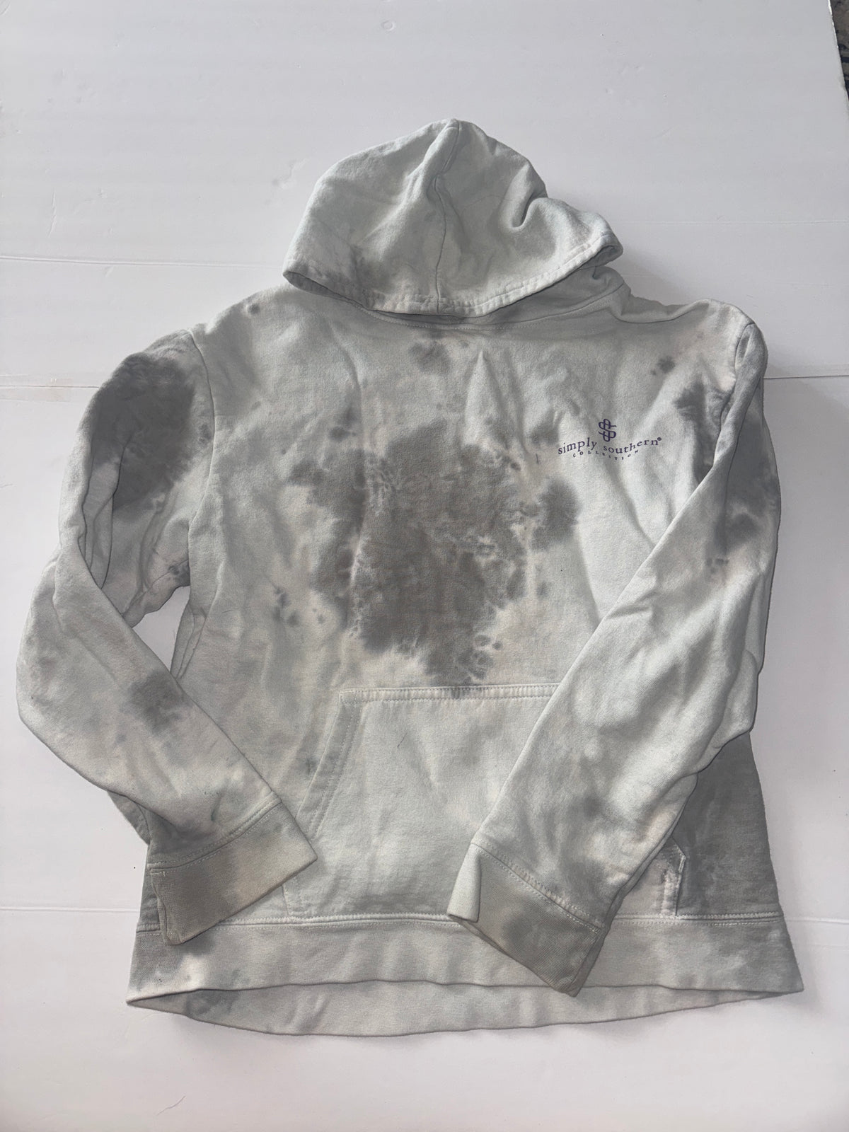 Simply Southern Tie Dye Sloth Hoodie YL