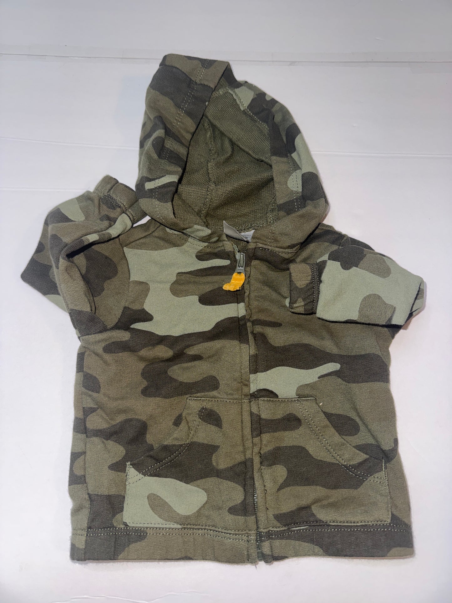 Carters Camo Zipup 3M