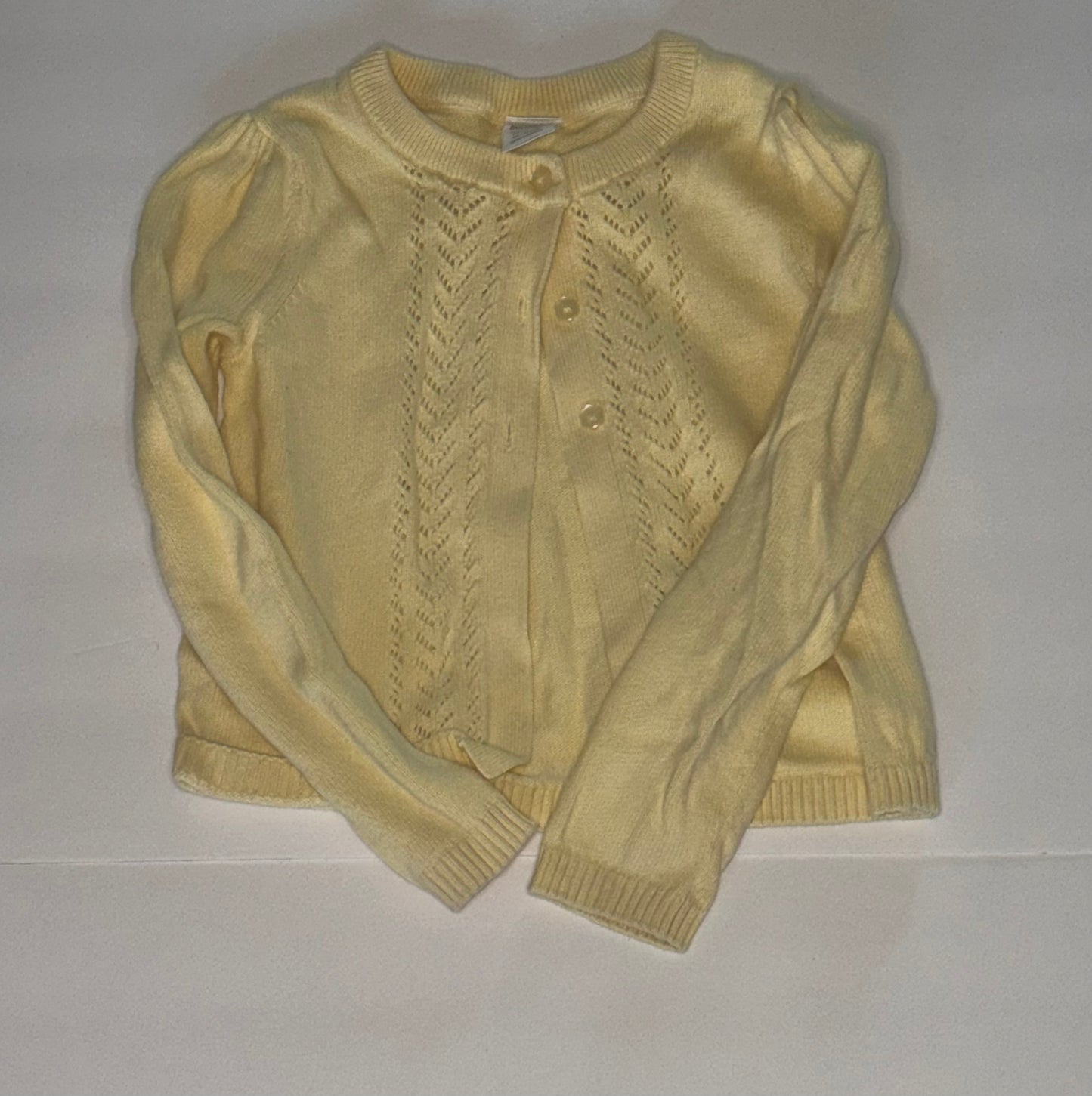 Gymboree Yellow Cardigan 6