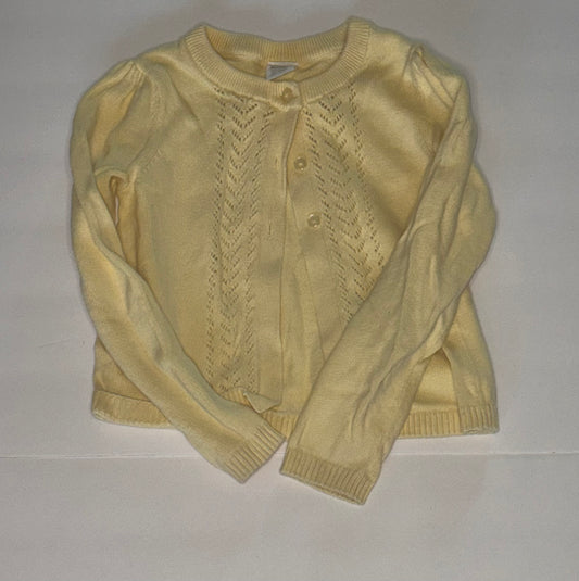 Gymboree Yellow Cardigan 6