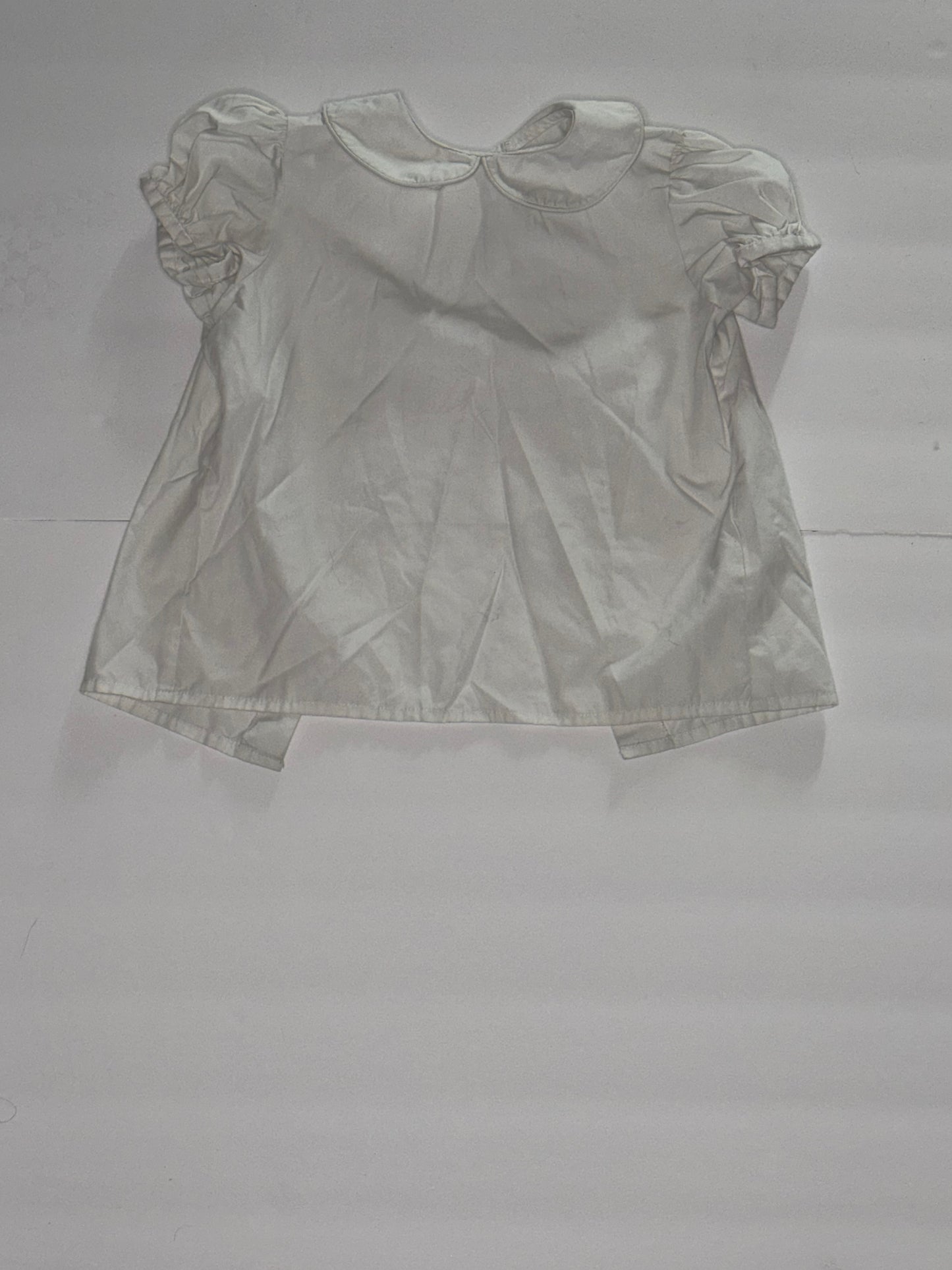 Funtasia Too White Peter Pan Blouse 6X