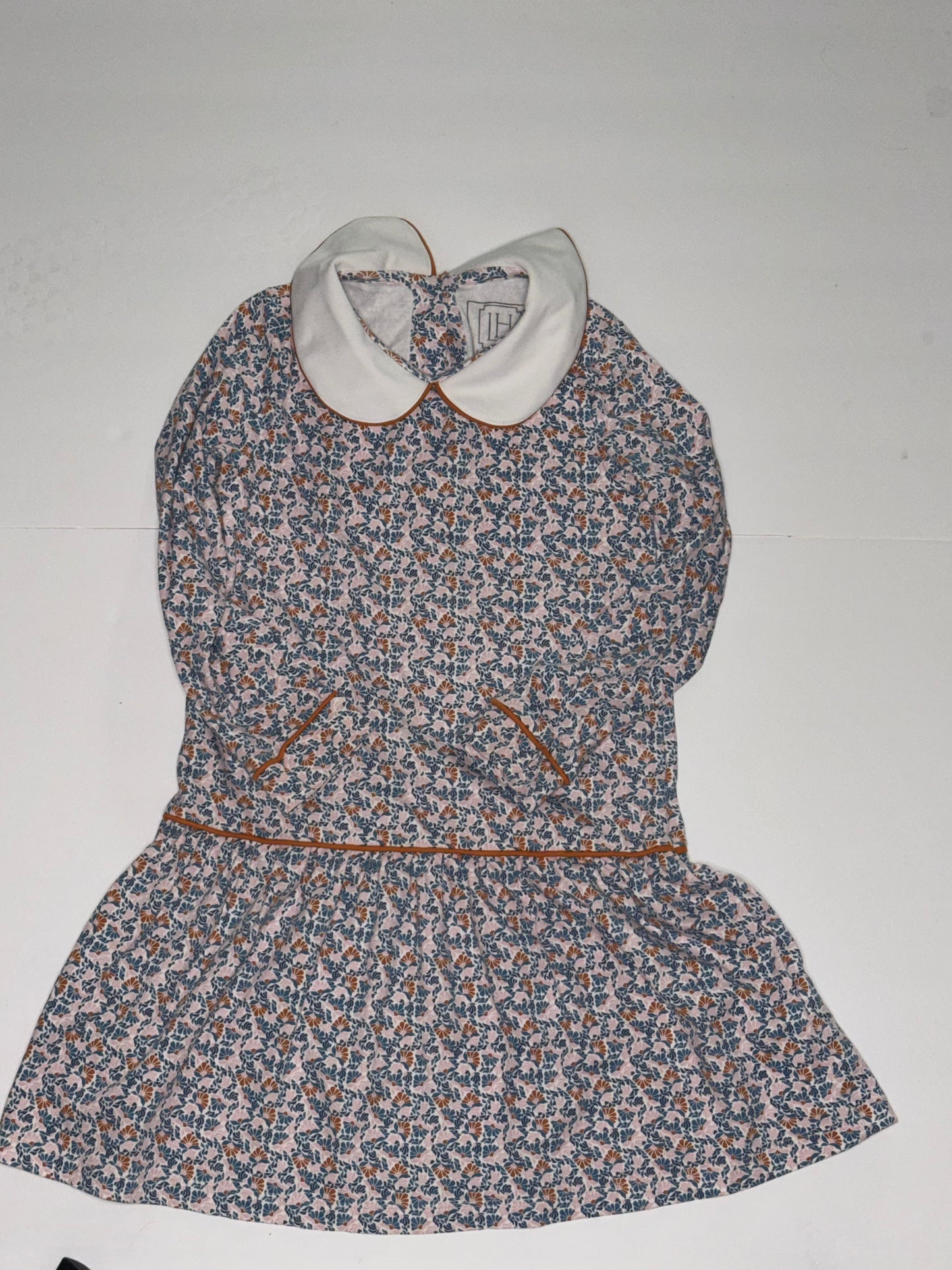 Lila and Hayes Floral Scalloped Collar Dress 6