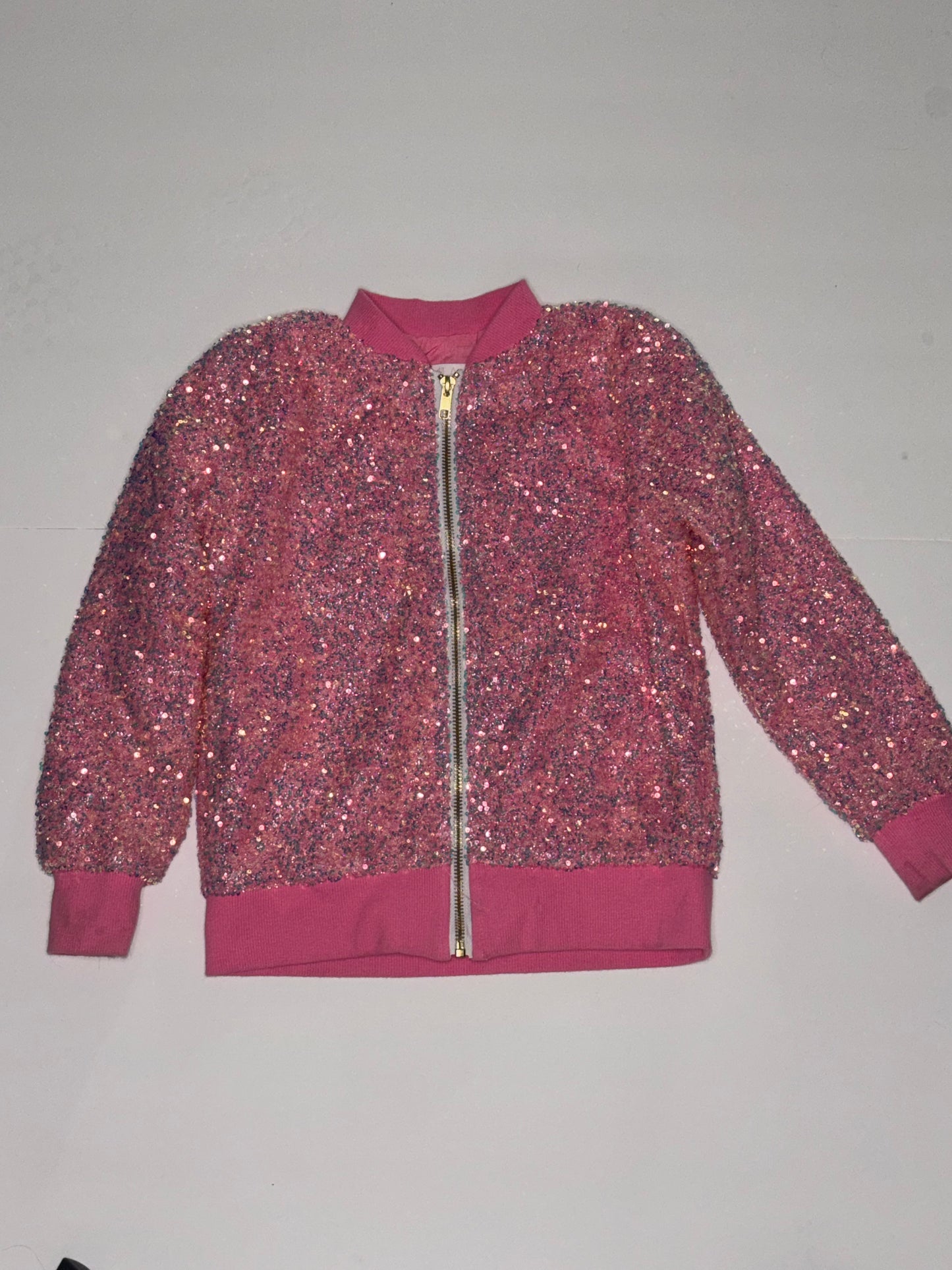 Mila and Rose Sequin Jacket Pink 7/8