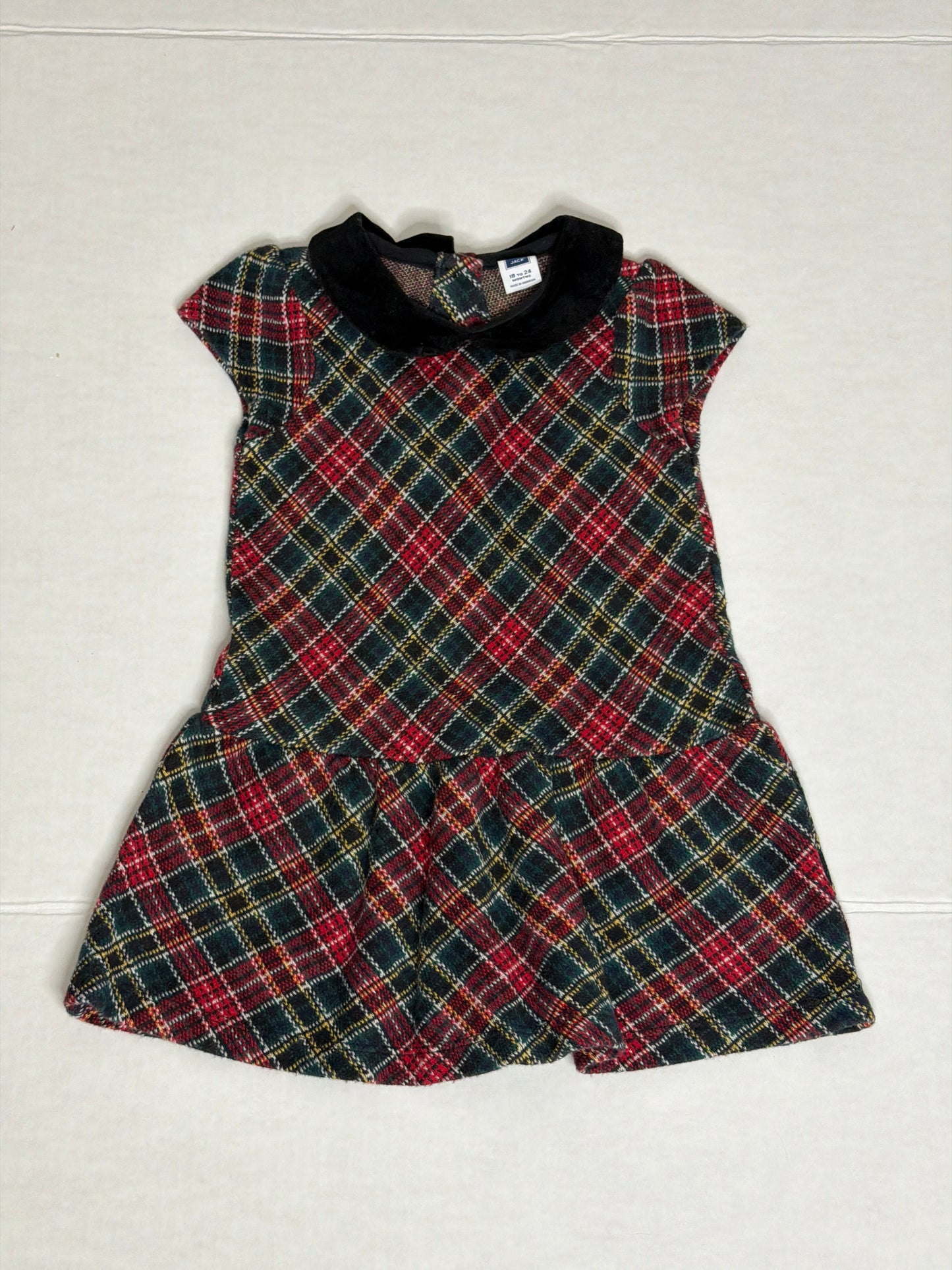 Janie and Jack Plaid Dress - 18-24m