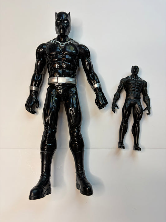 (2) Black Panther Figurines