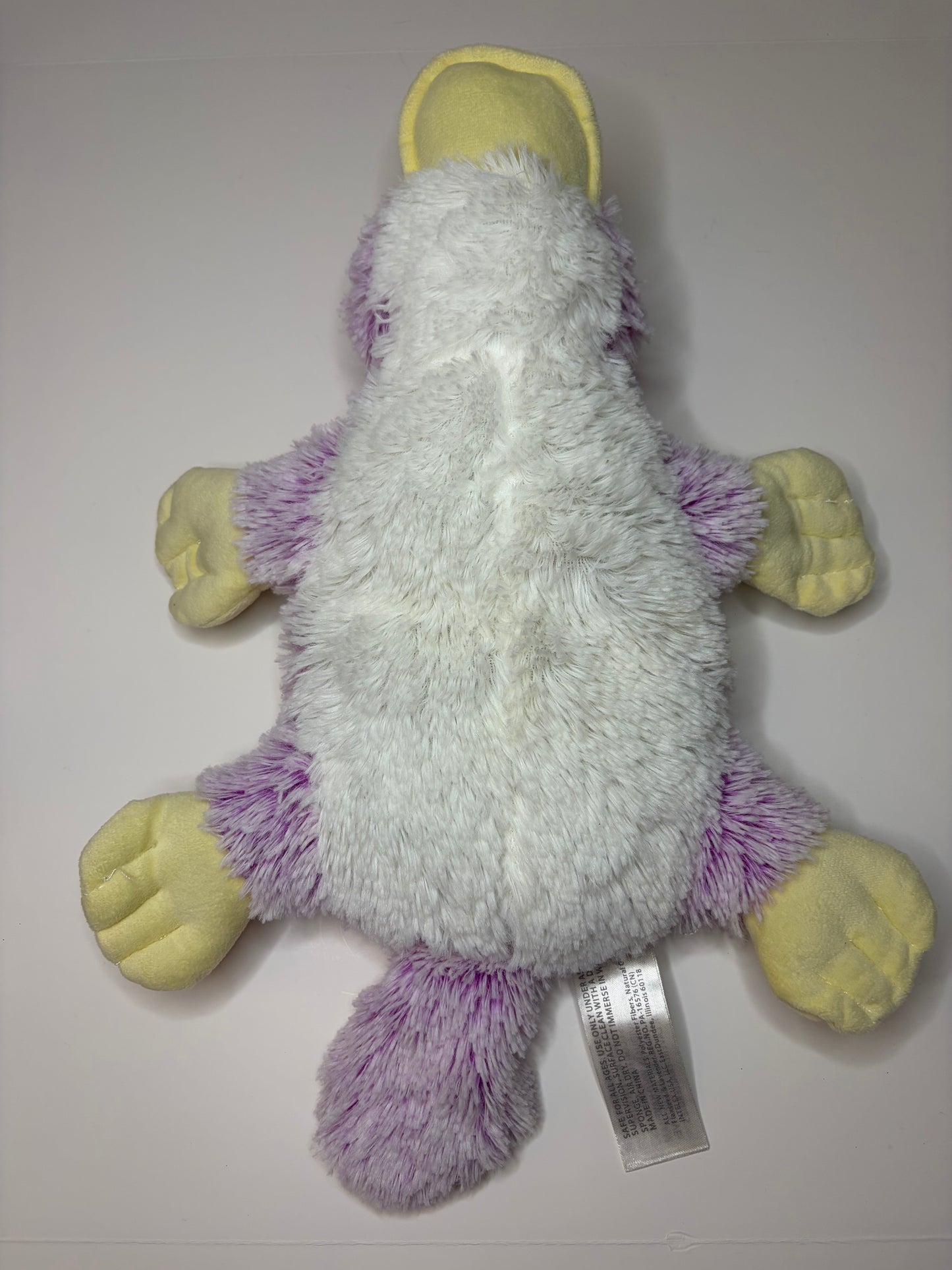 Medium Warmies Purple Platypus