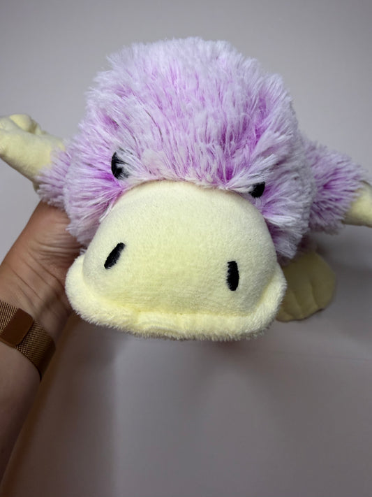 Medium Warmies Purple Platypus