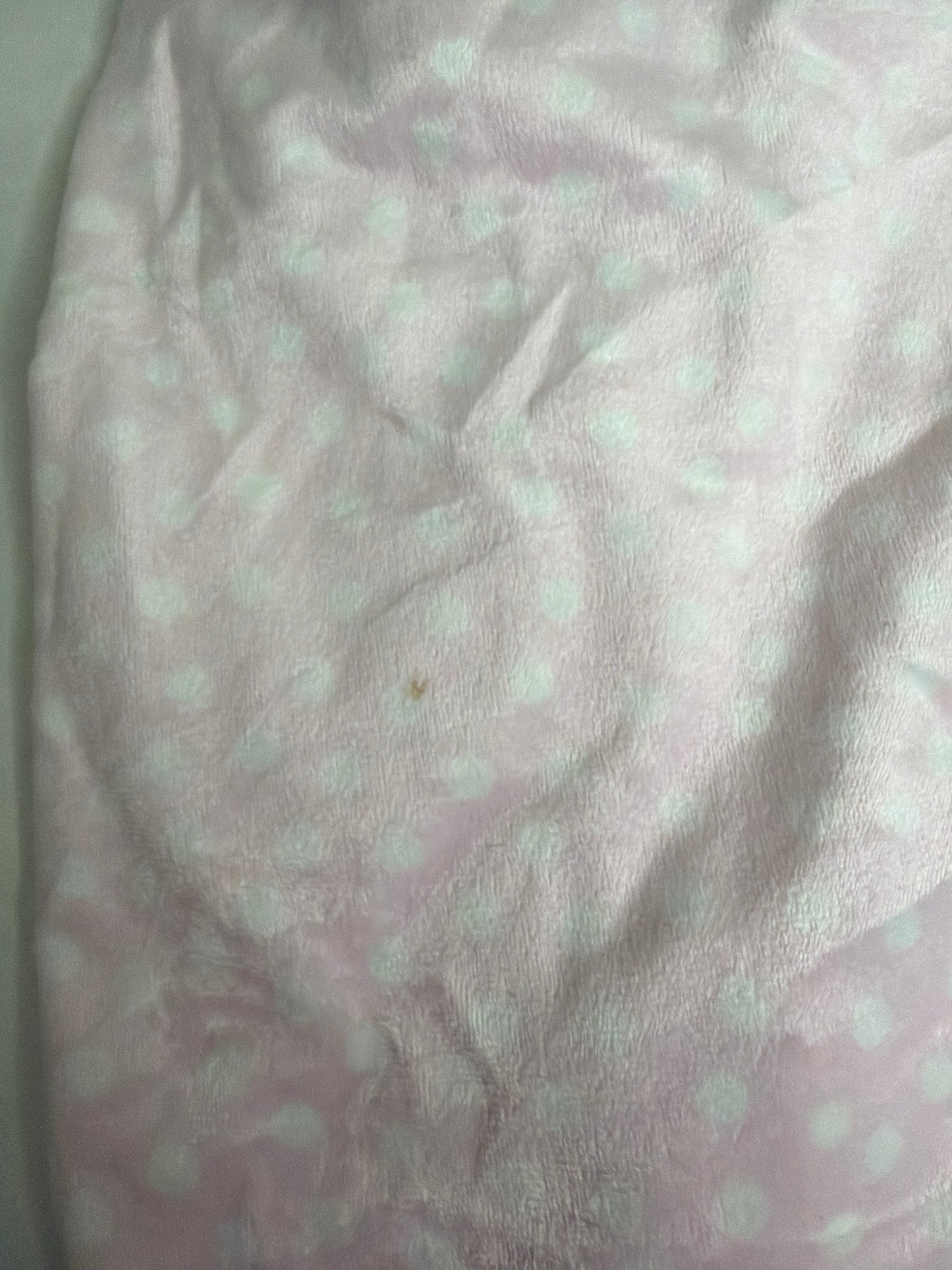 Pink and White Minky Mini Crib Sheet