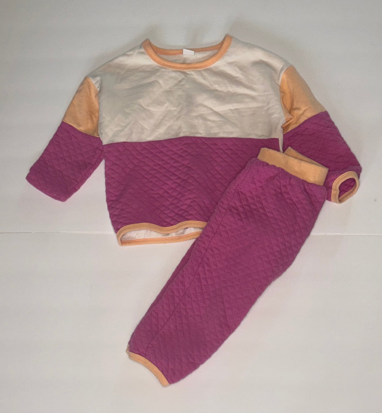 PL Kids Color Block Sweatsuit 2T