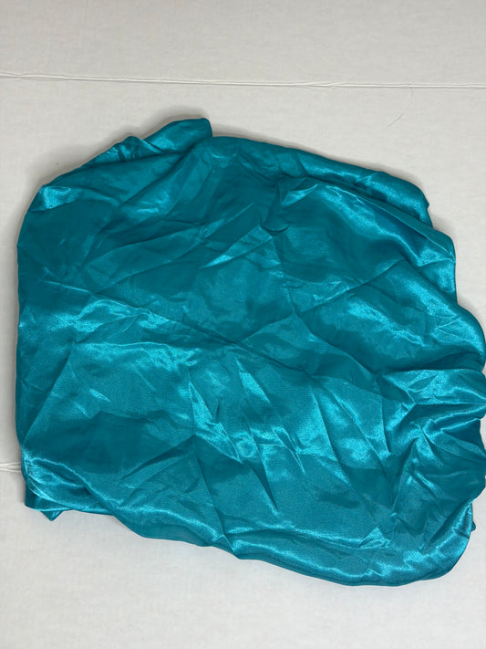Teal Satin Crib Sheet
