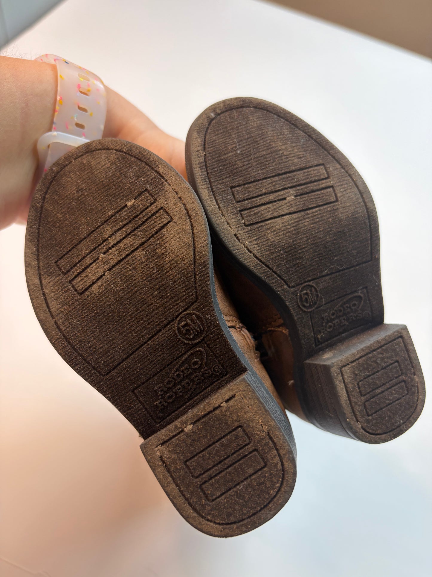 Infant Rodeo Ropers Brown Boots - 5