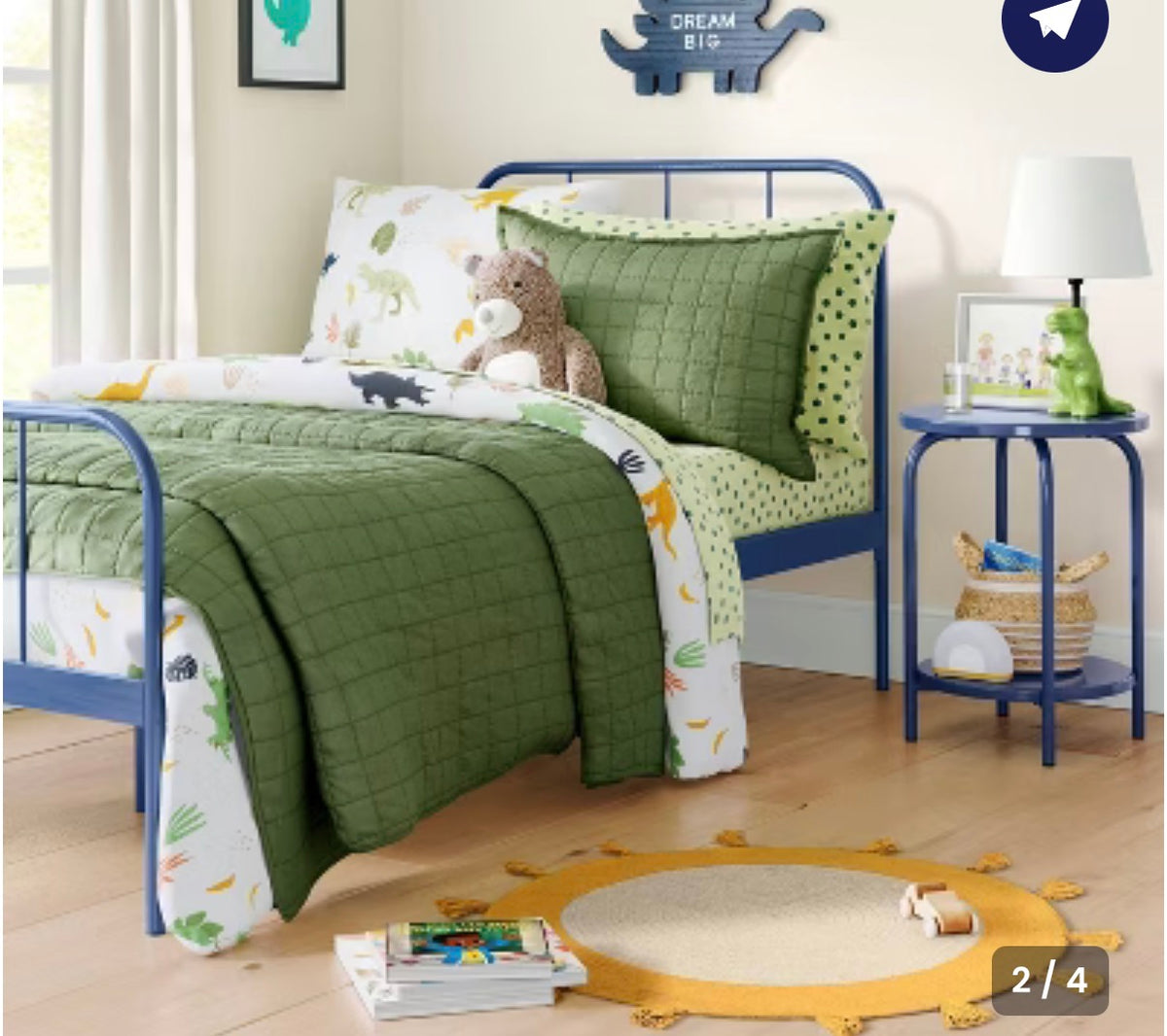 Target Brand Twin Blue Bedframe