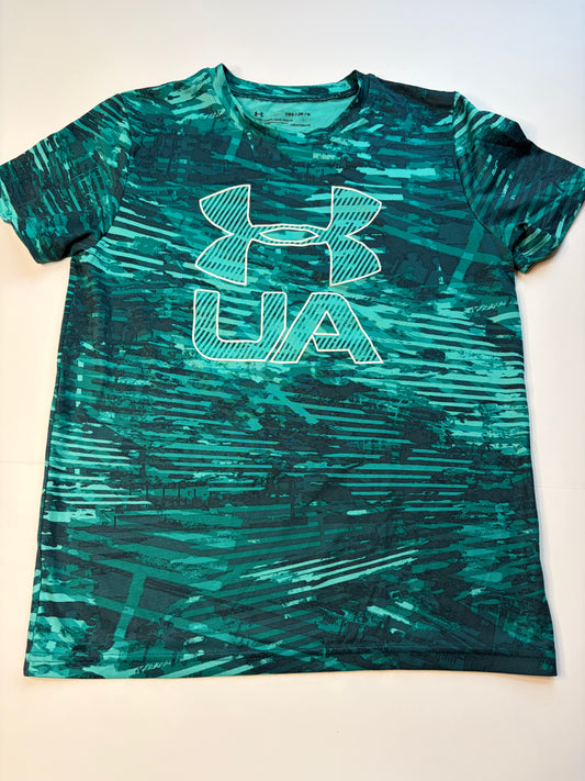 Under Armour Teal Shirt - Youth Medium (6-8)